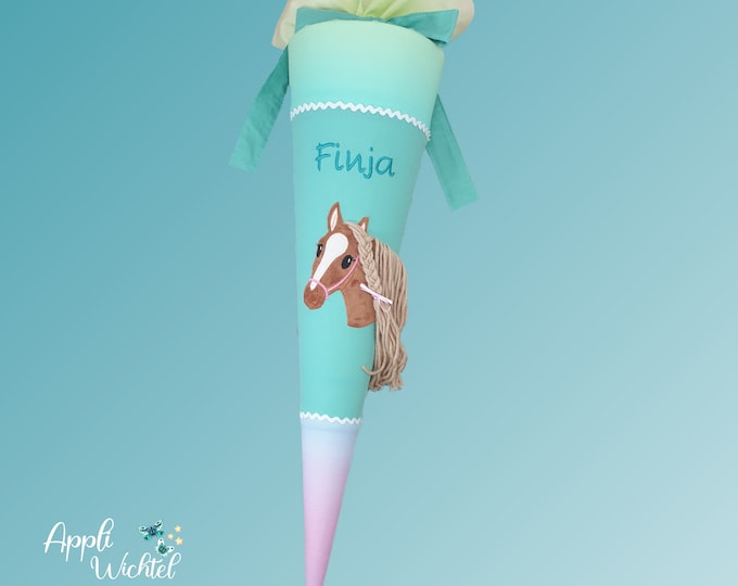 Schultüte mit Pferd passend zum Zaubärwelt Schulranzen