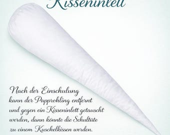 Kisseninlett für Schultütetüte und Geschwistertüte