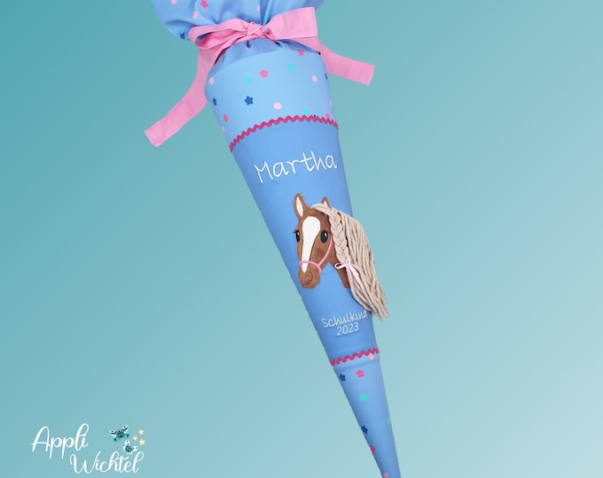 Schultüte Pferd passend zum Bärzaubernd Schulranzen