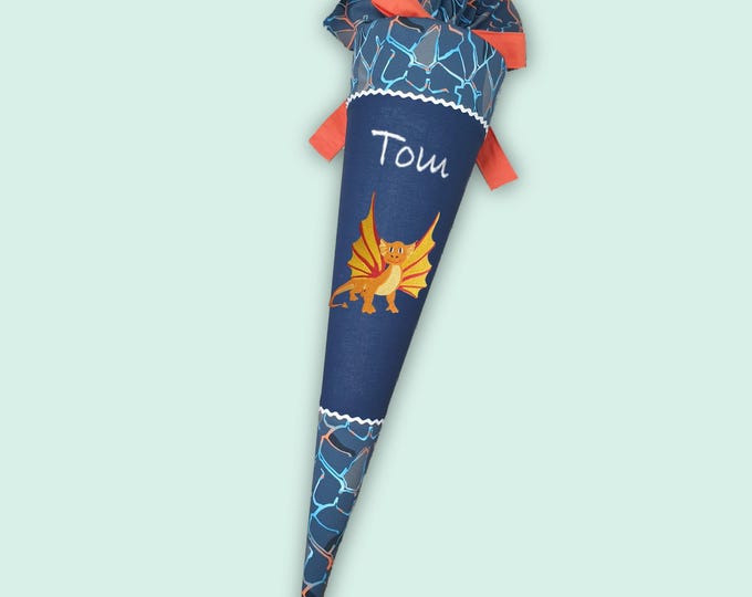 Schultüte Drache passend zum  Eldrador Lava Dragon Schulranzen