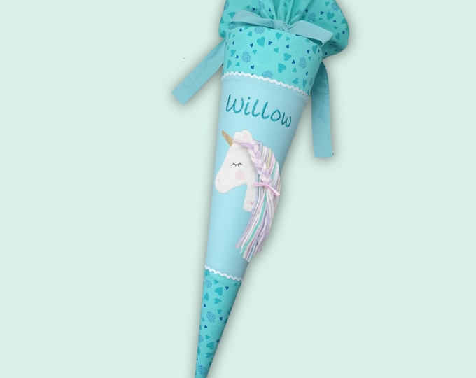 Schultüte Einhorn passend zum Reitbärtraum Schulranzen