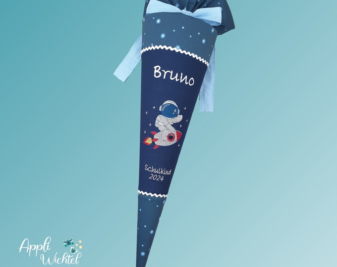 Schultüte Astronaut Raumschiff Rakete Weltall passend zum KoBärnikus Schulranzen