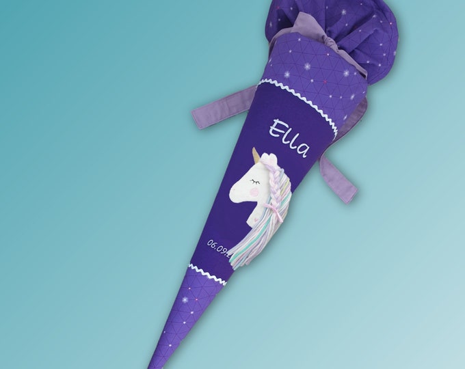 Schultüte mit Einhorn passend zum Dreamy Pegasus Schulranzen