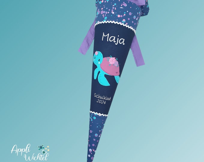 Schultüte Schildkröte passend zum DerDieDas Deep Ocean Schulranzen