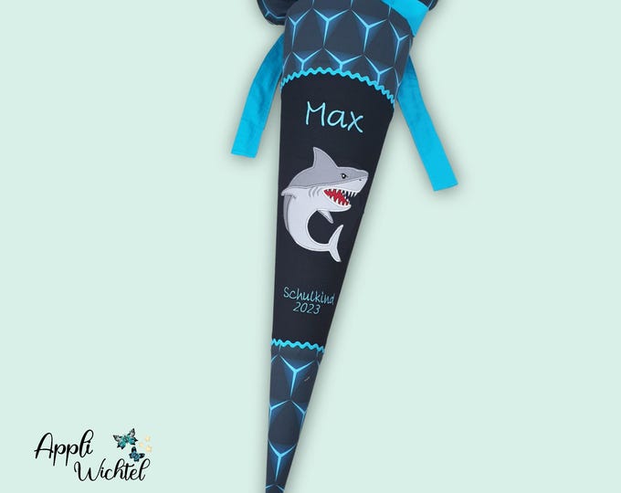 Schultüte Hai passend zum Shark Dexter Schulranzen