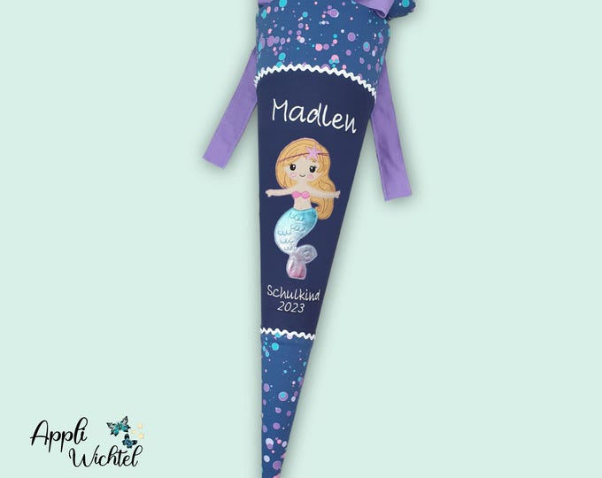 Schultüte Meerjungfrau passend zum DerDieDas Deep Ocean Schulranzen