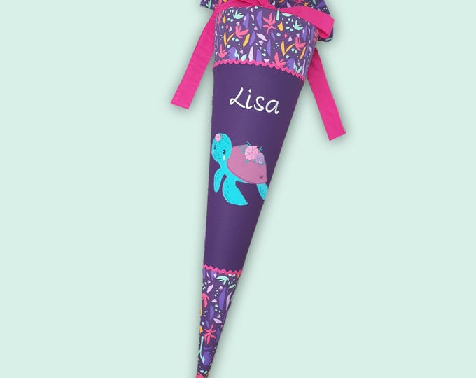 Schultüte Schildkröte passend zum Ambärzonas Schulranzen