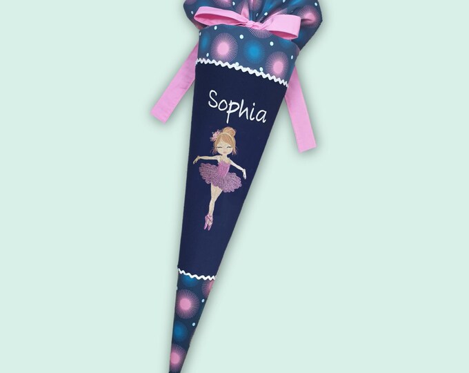 Schultüte glitzer Ballerina Tänzerin passend zum Stepbystep Mermaid Delia Schulranzen