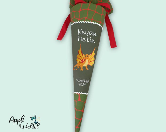 Schultüte Drache passend zum FeuerspeiBär Schulranzen