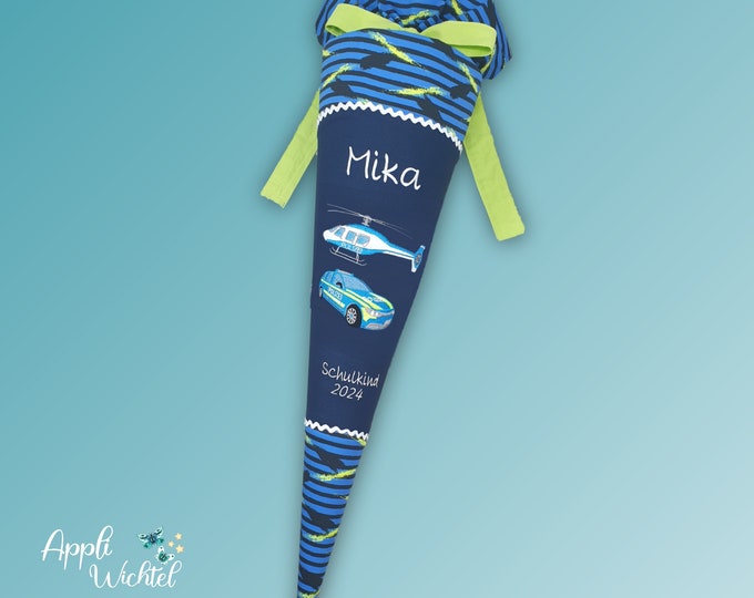 Schultüte Polizei passend zum Police Car Cody Schulranzen