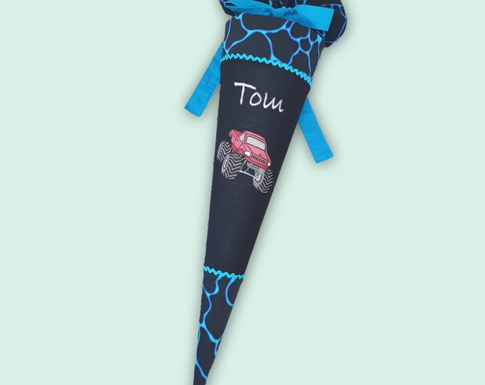 Schultüte  Monstertruck Monster Truck passend zum Bärassic Garden Schulranzen