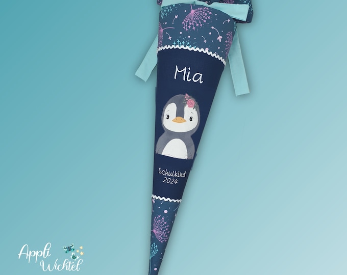 Schultüte Pinguin passend zum Lina Schulranzen