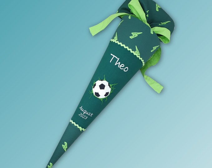 Schultüte Fussball passend zum Bärtastisch Schulranzen