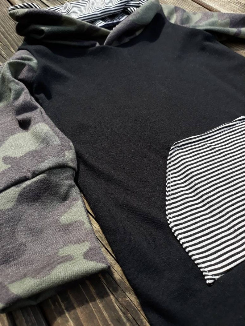 BabyToddlerGirl Camo cowl neck tunic