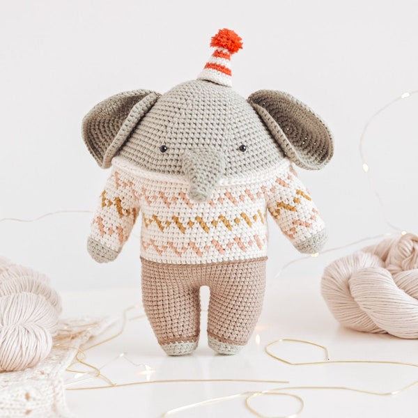 Don Hernán, el elefante | Patrón de crochet | ES- EN