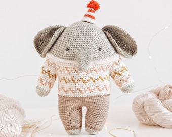 Don Hernán, el elefante | Patrón de crochet | ES- EN