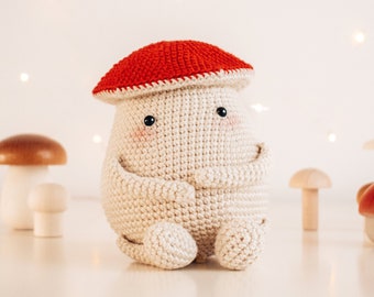 The mushroom that had eyes | crochet pattern | ES-EN (Spanish-English)
