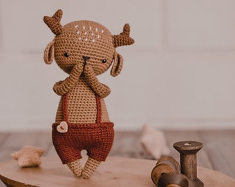 PRUDENCE, THE REINDEER | Crochet pattern | Spanish.