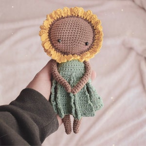 ORPHELINA, the sunflower SPANISH crochet pattern image 5