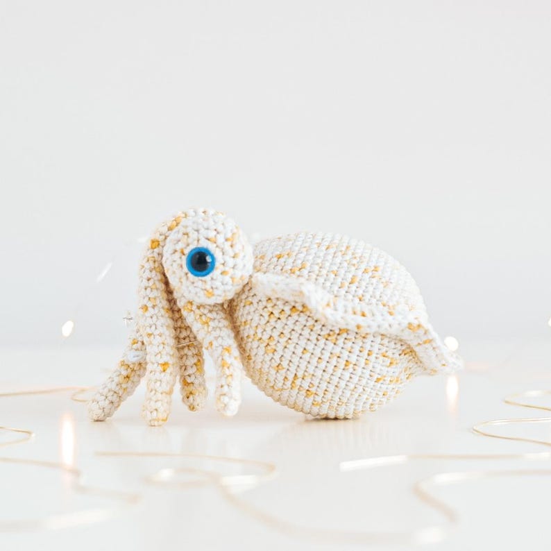 The Cuttlefish | Crochet Pattern | ESP - ENG - Etsy