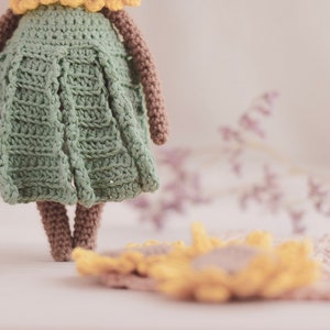 ORPHELINA, the sunflower SPANISH crochet pattern image 3