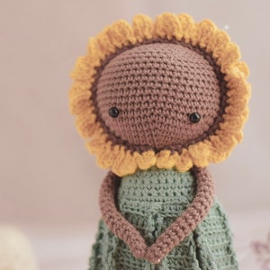 ORPHELINA, the sunflower SPANISH crochet pattern image 4