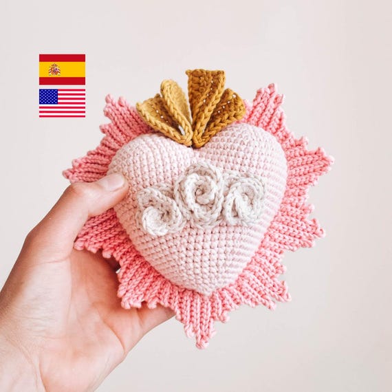Heart of Mary | Crochet Pattern | EN - SP - Etsy
