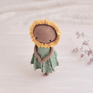 ORPHELINA, the sunflower SPANISH crochet pattern image 2