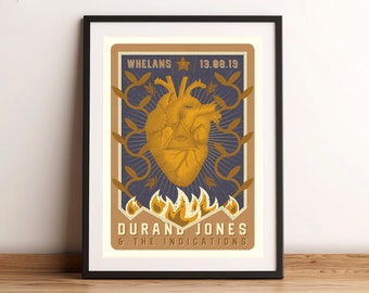 Durand Jones and The Indications Concert Print, Whelans, Dublin, August 2019
