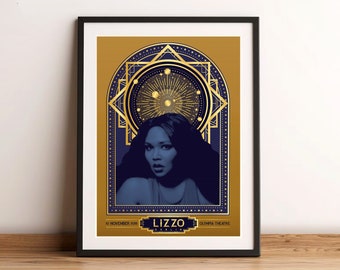 Lizzo Concert Print - Olympia Theatre, Dublin November 2019