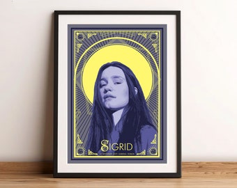 Sigrid Concert Print, 3Arena Dublin November 2019