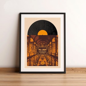 New Order Concert Print The Long Room, Trinity College Dublin 2019 image 1