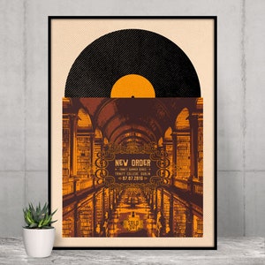 New Order Concert Print The Long Room, Trinity College Dublin 2019 image 4