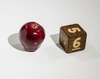 Classic JUMBO Wood D6 Dice for RPGs