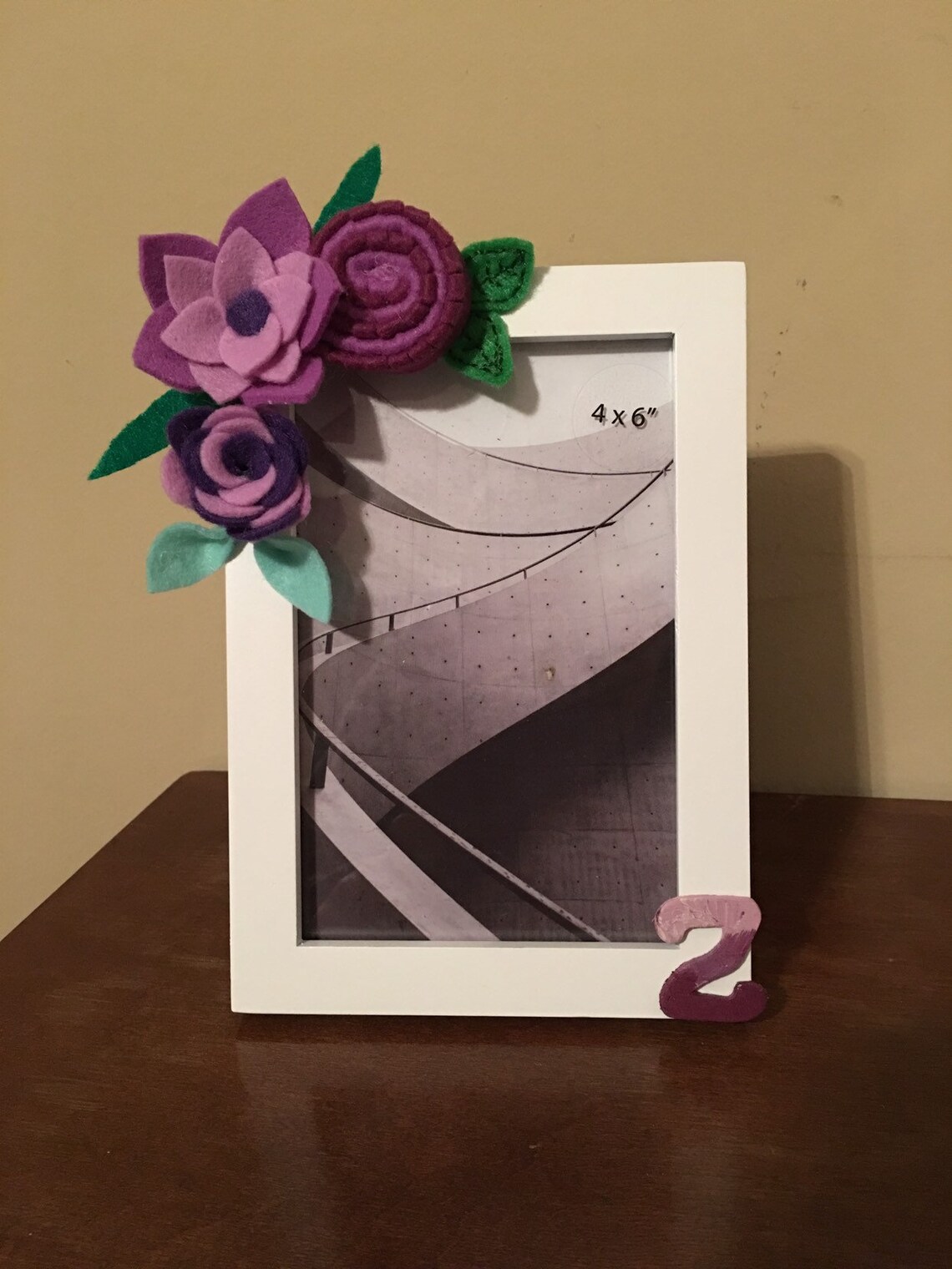 CUSTOM Felt picture frame Etsy