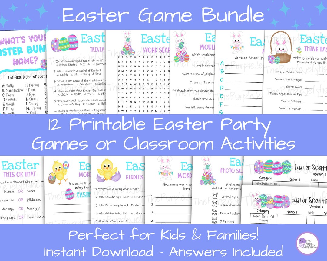 Easter Games Printable Easter Activities For Kids Teens Adults