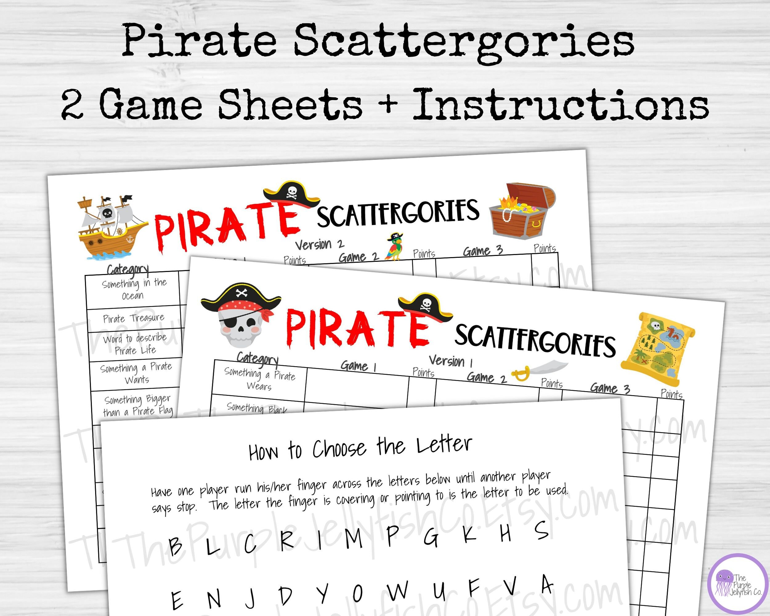 Pirate Games for Kids, Pirate Printables, Talk Like a Pirate Day ...