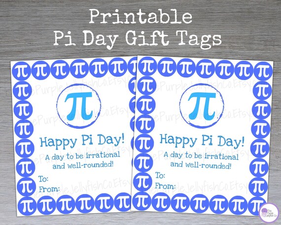 Pi Day Gift Tag Printable, Pi Day Card for Teachers, Pi Day Idea for Kids, Oatmeal Cream Pie Gift Tag, Pi Day Party, Pi Day Activity PTA PTO