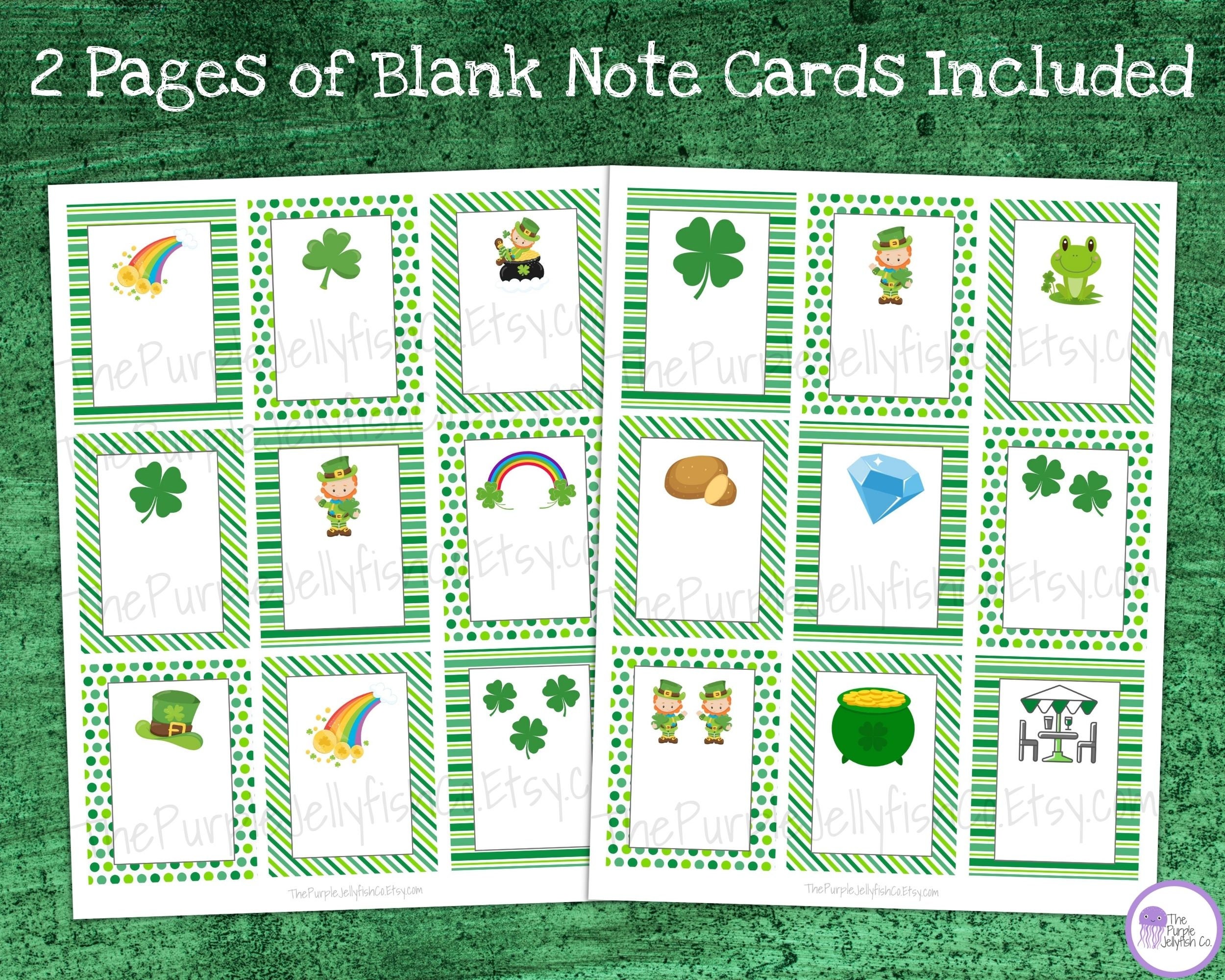 St Patricks Day Lunchbox Notes for Kids Lunch Box Jokes, School Lunch ...