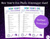 New Years Scavenger Hunt Kids New Years Eve Party Idea, NYE Games, Selfie Scavenger Hunt for Teens, New Year Activity Photo Scavenger Hunt