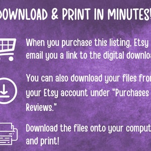 digital download instructions, instant download instructions.