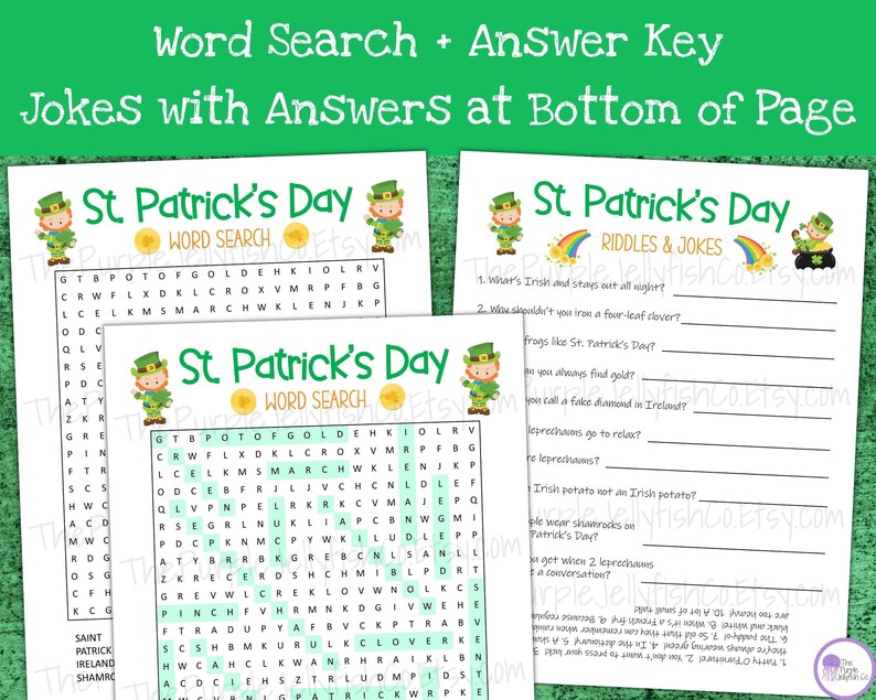 st paddys day party games