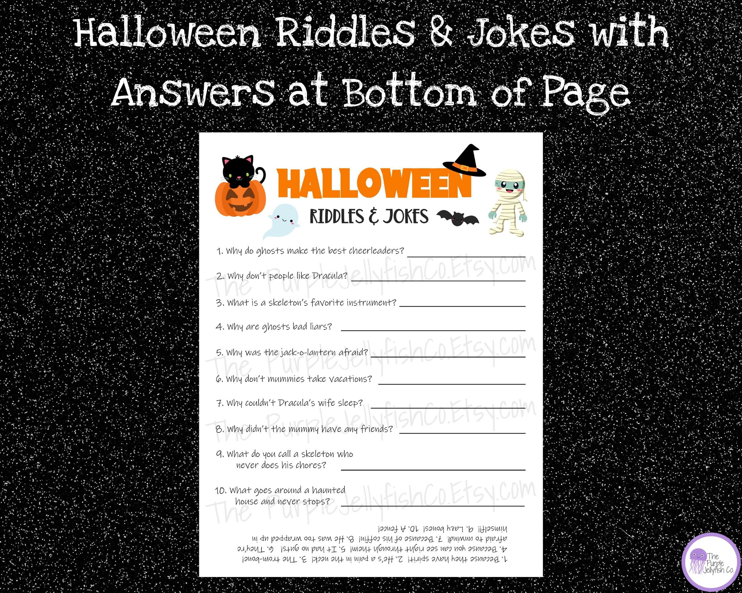 Halloween Games Bundle Printable Halloween Activities for - Etsy