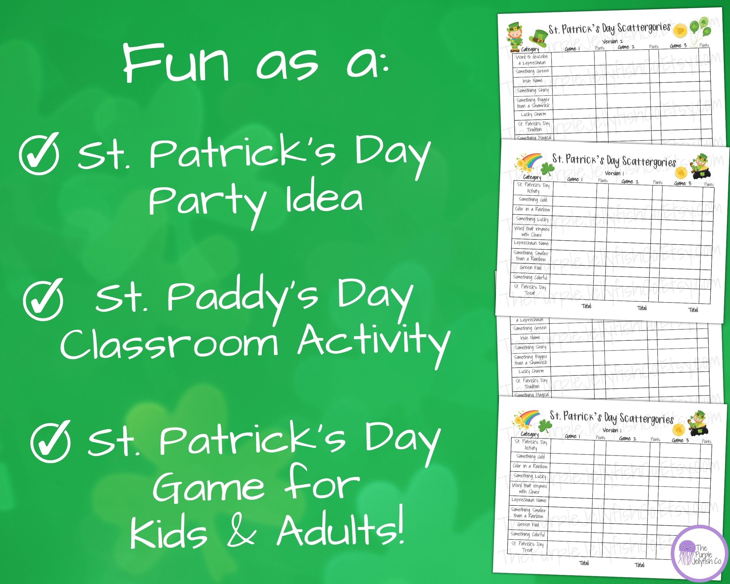 st paddys day party for adults