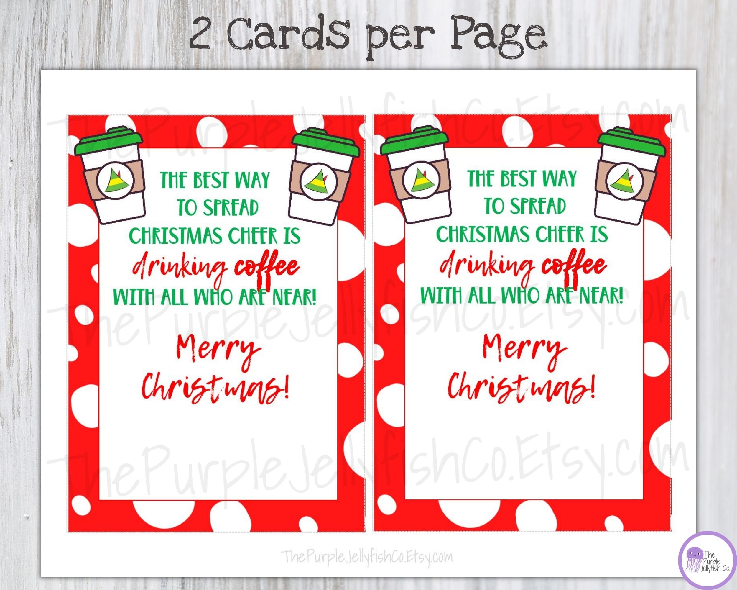 christmas gift card holder printable, the best way to spread