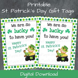 St. Patrick's Day Geschenkanhänger zum St. Patrick's Day, St. Pattys Day Leckerli-Tag, Dankeschön St. Patricks Day Personal Moral Booster, Wertschätzungskarte