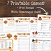 Thanksgiving Game Bundle, Thanksgiving Games Printable, Thanksgiving ...