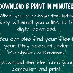 Digital download instructions.