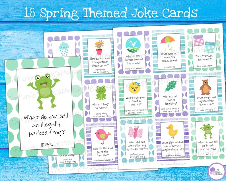 Spring Lunchbox Jokes, Printable Lunchbox Notes, Easter Lunch Box Jokes ...