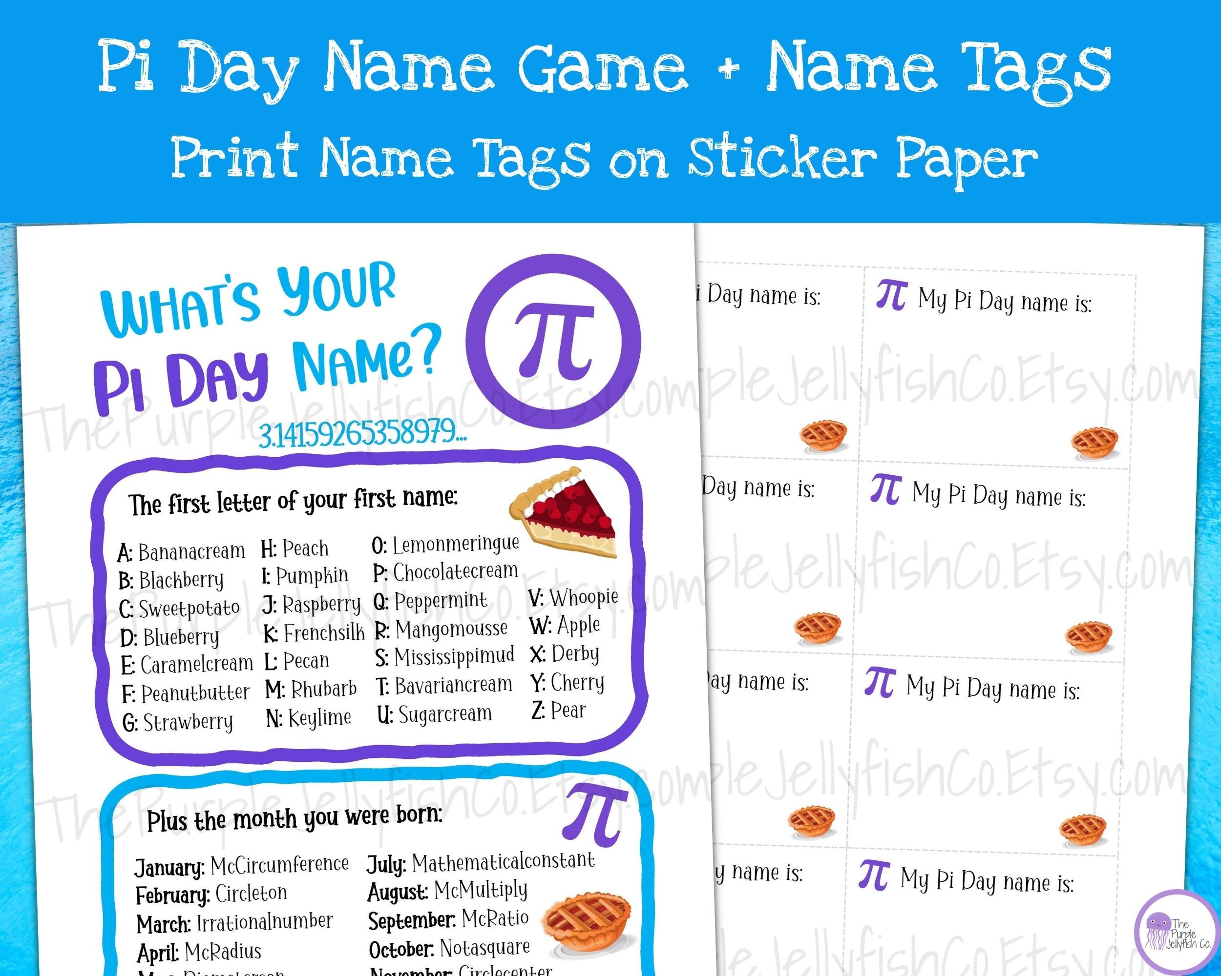 Pi Day Game Bundle, Pi Day Activities for Kids Printable, Pi Day Party